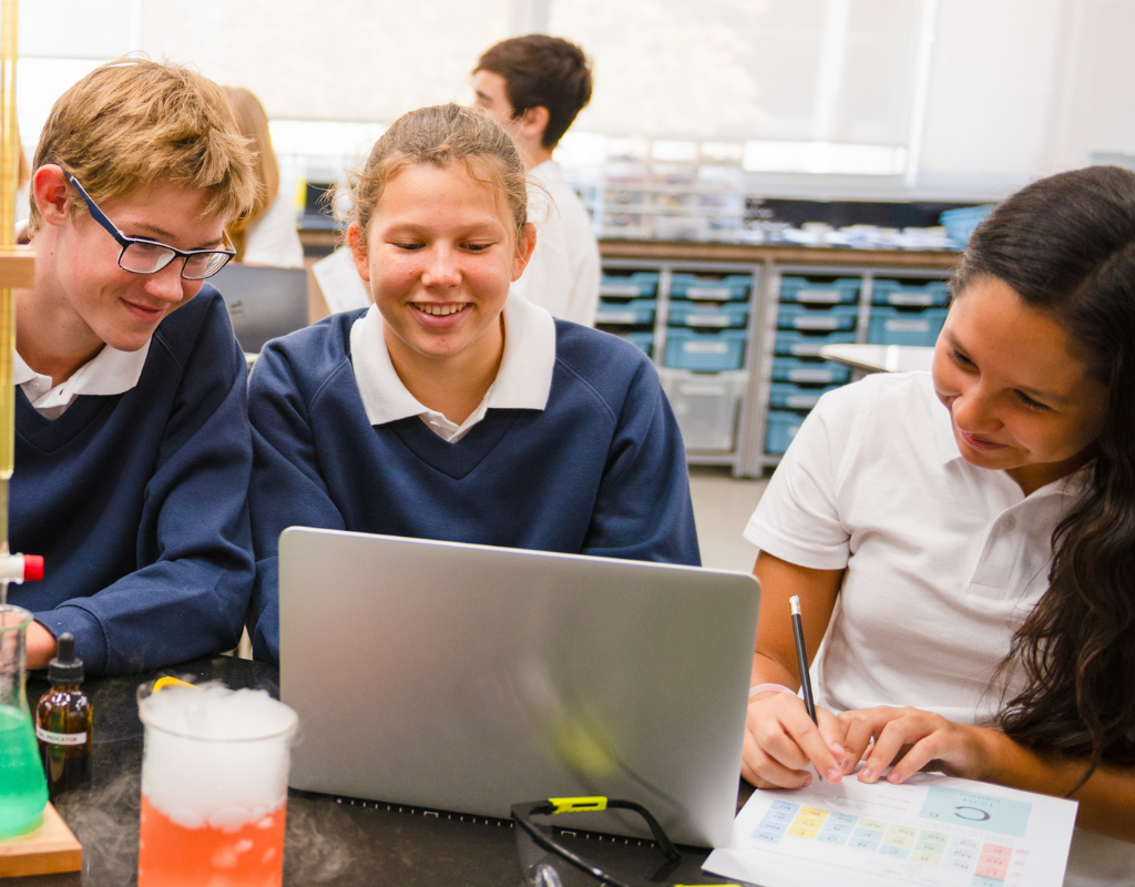 Student practising for their NBT exams in a classroom environment